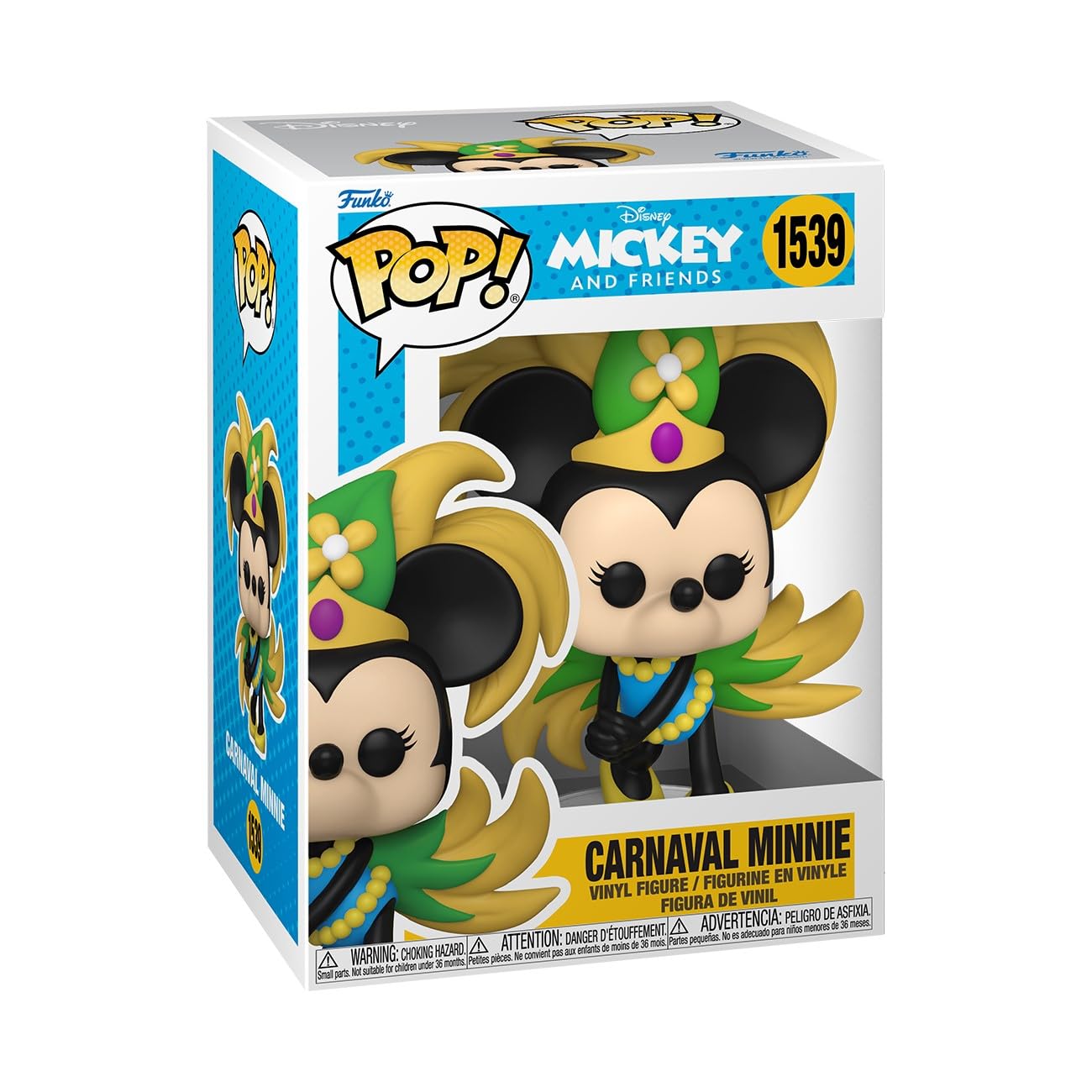 Pop Disney: Mickey Around The World - Carnaval Minnie Mouse - Collectable Vinyl Figure - Gift Idea - Official Merchandise - Toys for Kids & Adults - Cartoon/Animation Fans