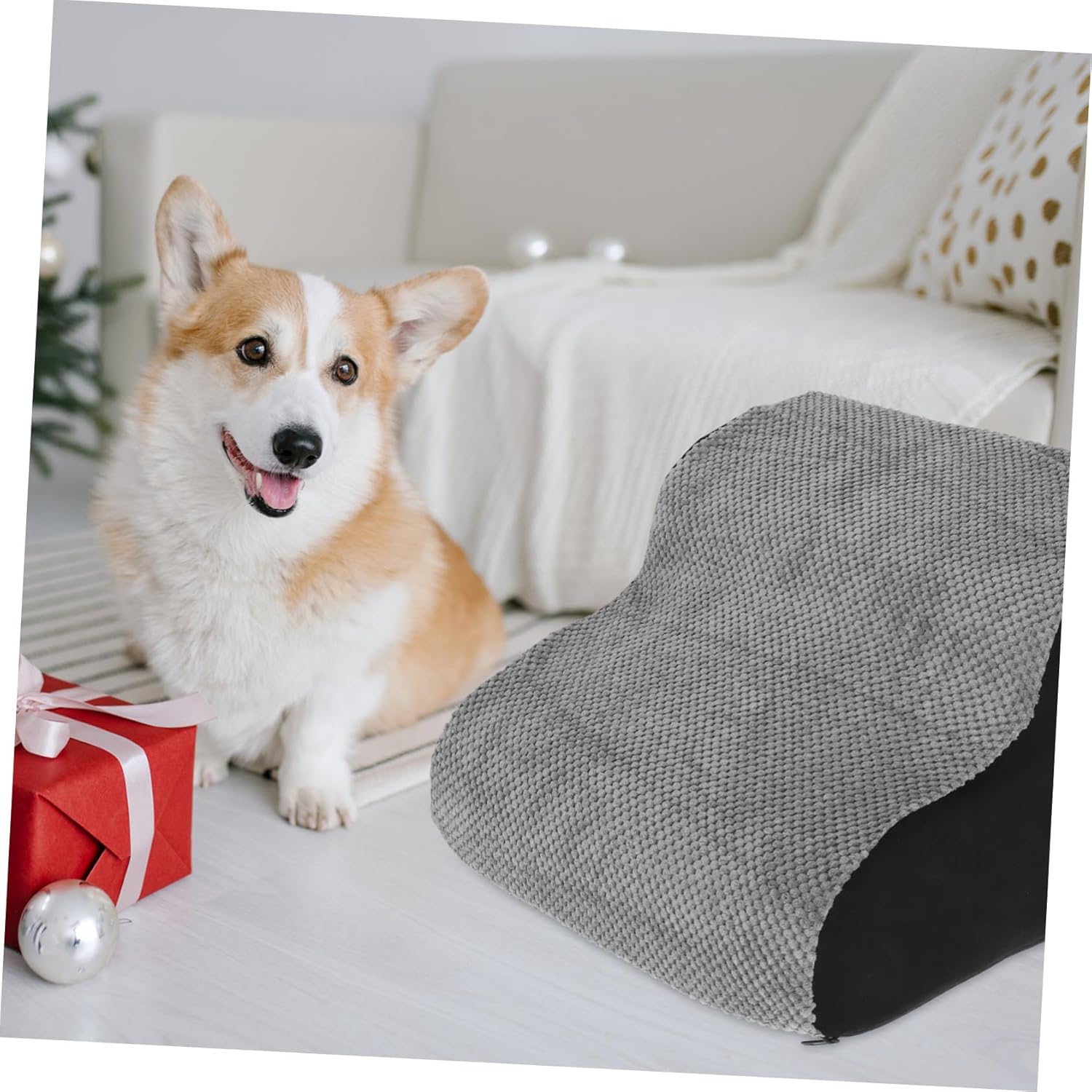 Totority Reusable Pet Stair for Dogs Extra-Wide Lightweight Dog Ladder Non- Portable Steps for Easy Access to and Beds Pet Supply