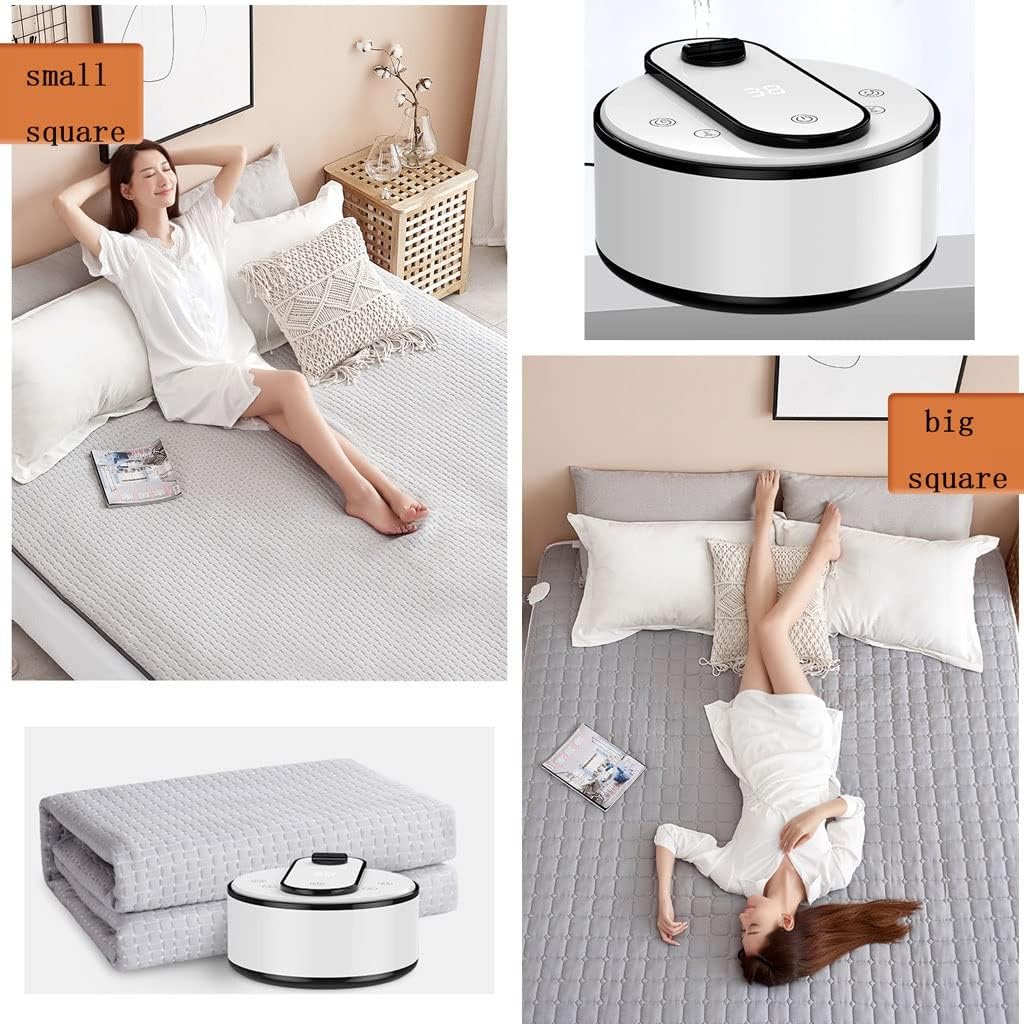 Heating Ceiling with Automatic Switch Off, Water Circulation Heat Sub Bed, 10-65 Adjustable Temperature Heating Cushion, Preheating Function Electrically Heat Pillow, Timing Function (Size : 1.8x3m)