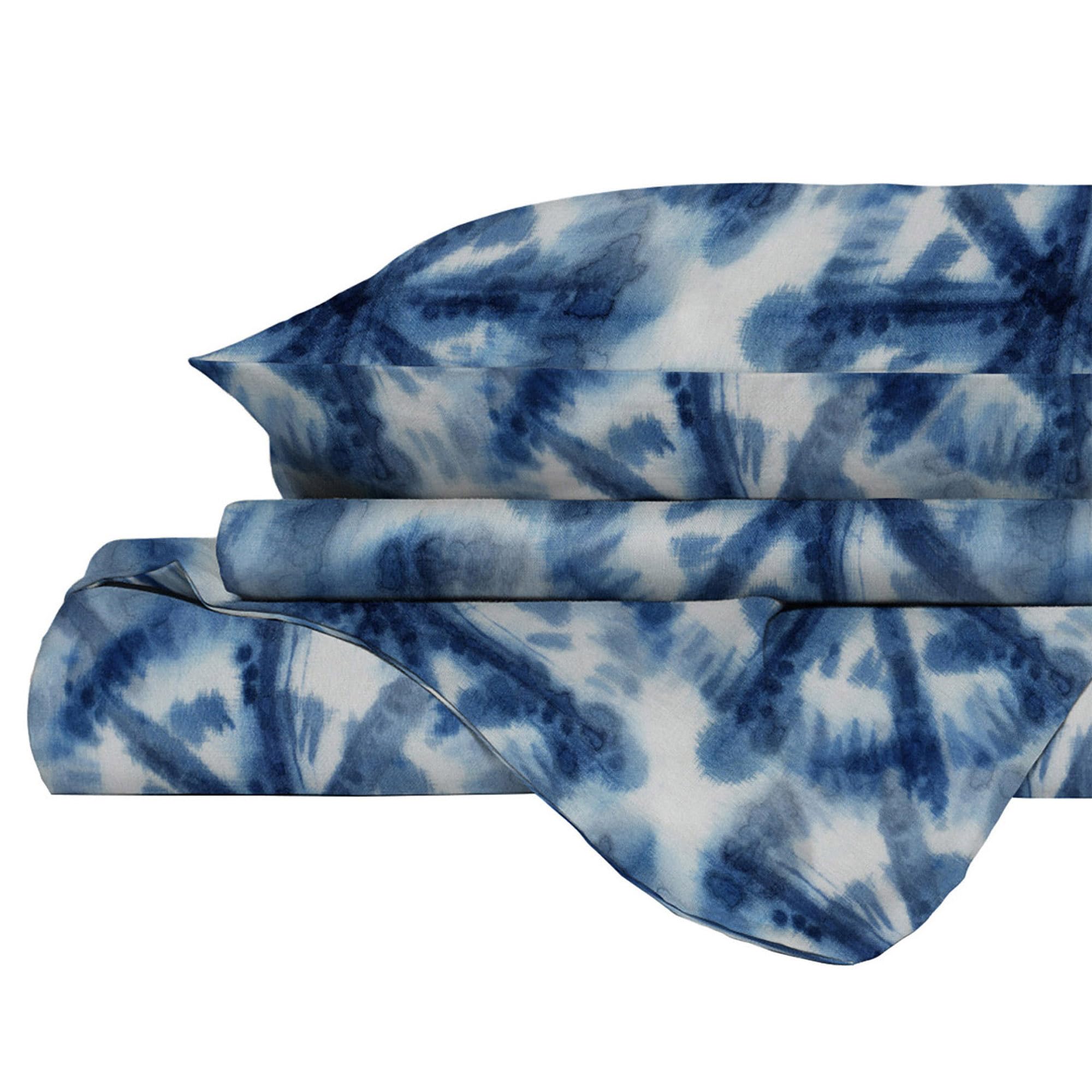 Italian Bed Linen "Fantasy Duvet Cover Printed Microfibre Tie Dye Single, Batik, Einzelne - Image 4