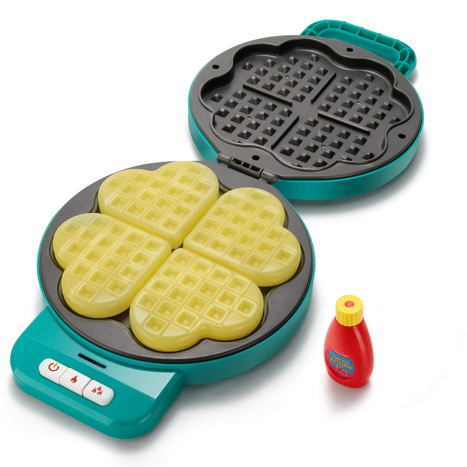 Buy TEMI Color Changing Design Waffle Maker, Toy Kitchen Accessories