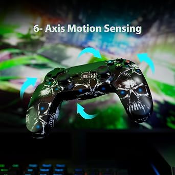 CHENGDAO 2er-Pack Kabelloser Controller für PS4/Pro/Slim Galaxie Design