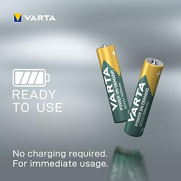VARTA POWER ON DEMAND Rech.AAA 1000mAh 2x8 Foil