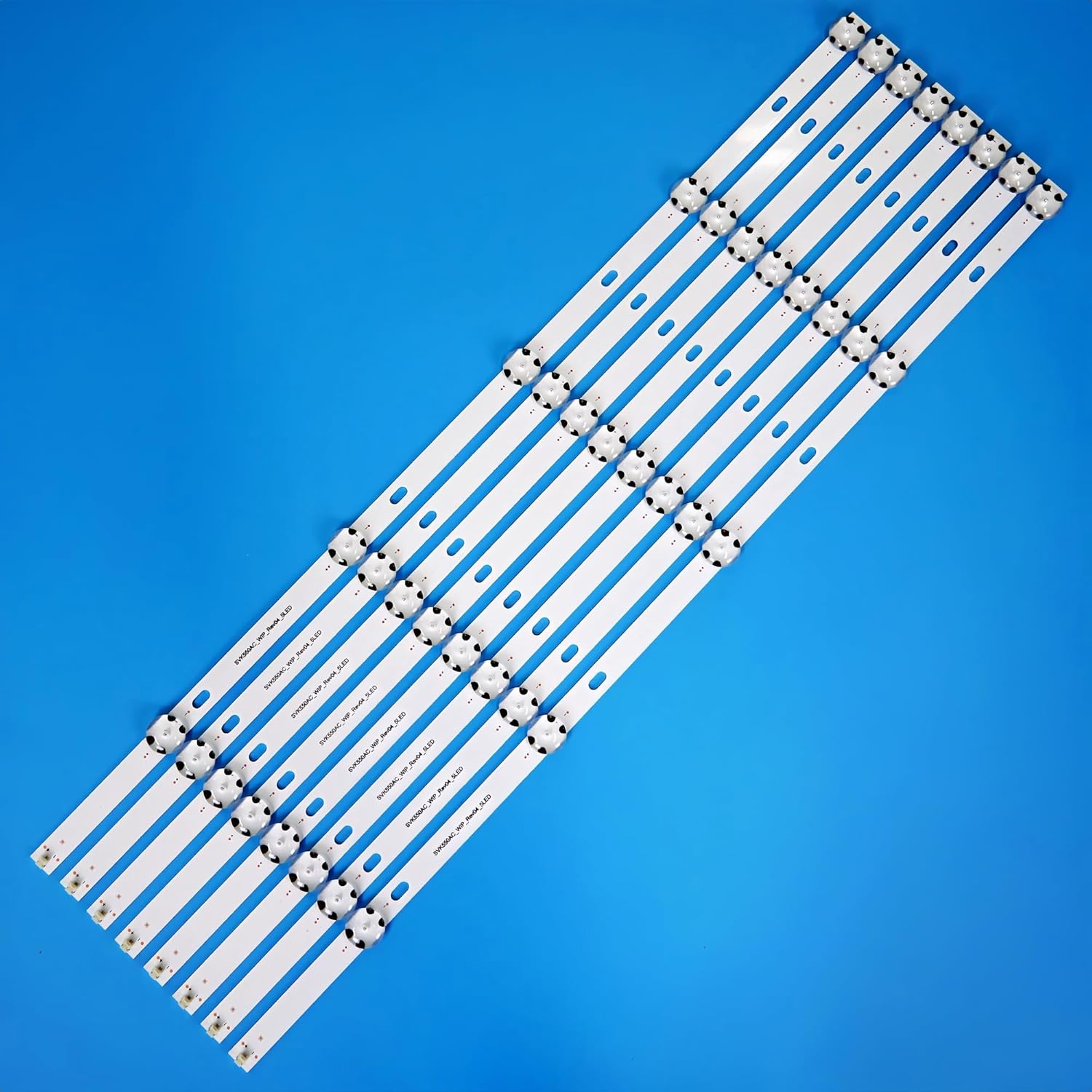 8 Pieces LED Backlight Strips for 55''TV SVK550AC1 55L711U18 55LF621U19 55LF711U20 55LF721U20 55L711C19 K550WDRA K550WDRB TF-55A810U21