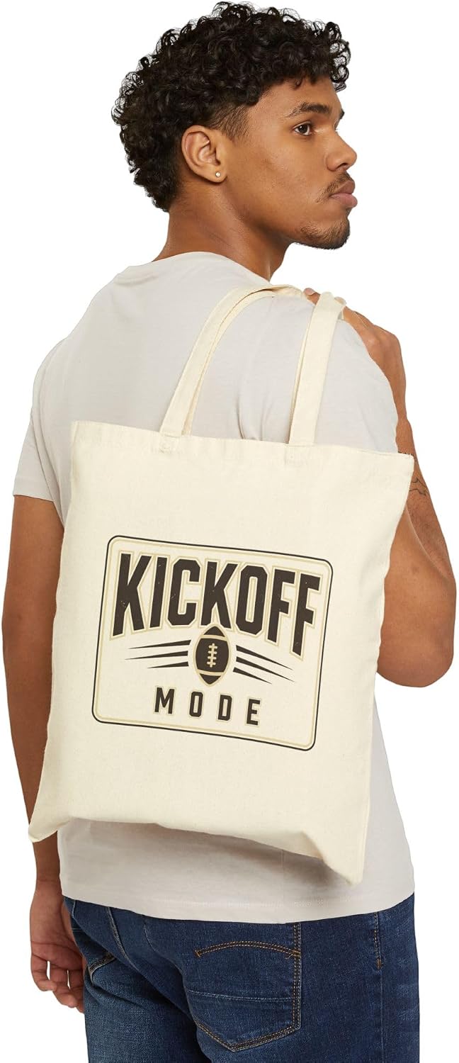 Kickoff Mode Game Day Football Stadium Fan Graphic Tote Bag - football fan, stadium game day, collegiate sports
