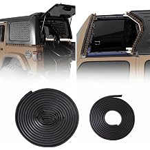 Hard Top Car Seal Kit Weatherstrip Rubber Soundproof Sealing Strips Compatible with Wrangler 2007-2026 Jk Jl Unlimited 4-Door Hardtop & Compatible with Gladiator Jt 2020-2026