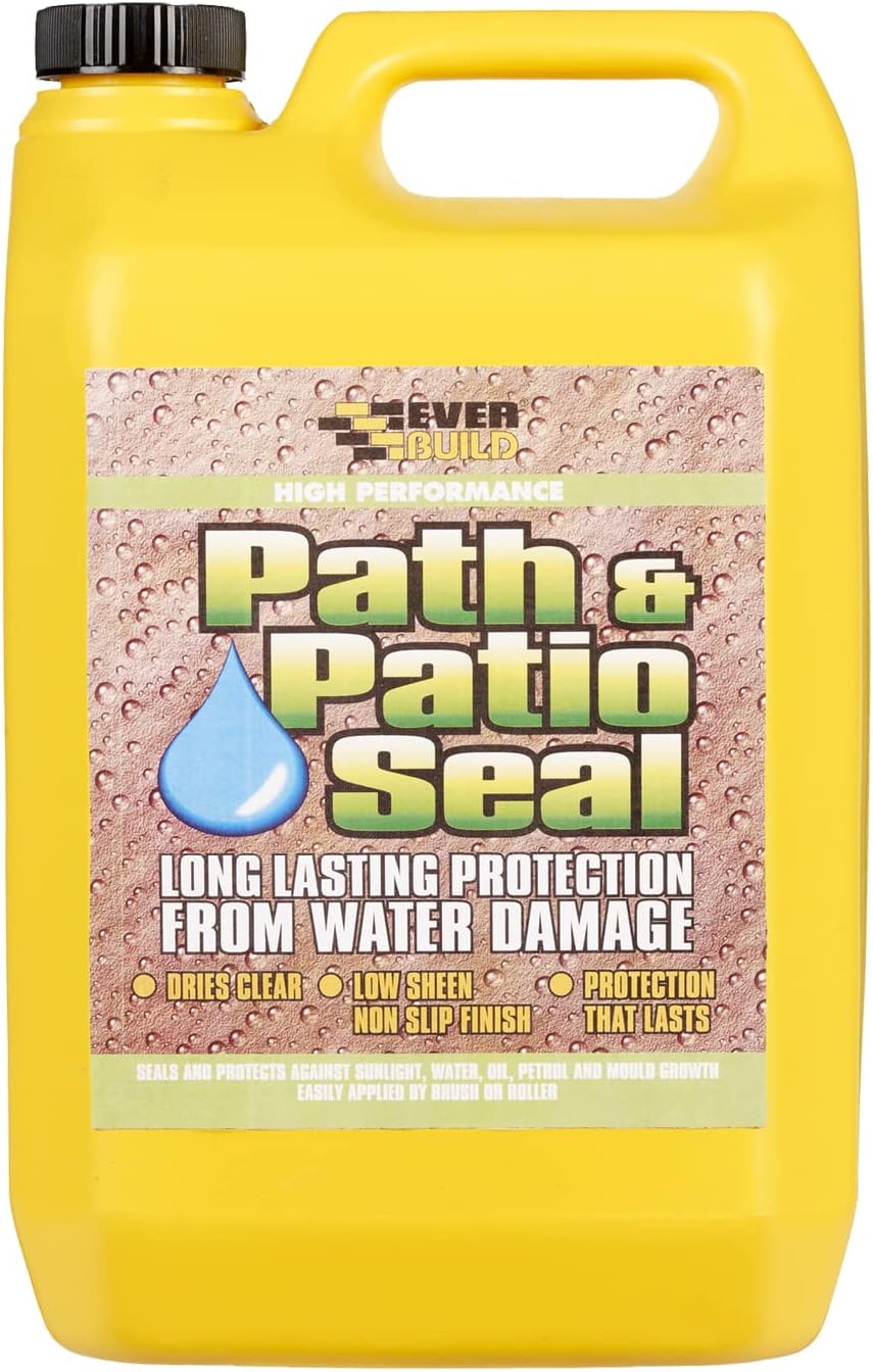 Everbuild 405 High-Performance Path and Patio Seal – Solvent-free – Clear – 5 Litre