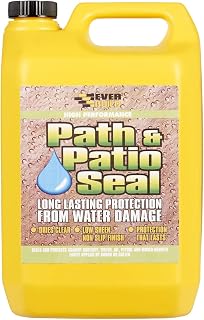 Everbuild 405 Path & Patio Seal | Long Lasting, Solvent Free & Acrylic Coating for Paths, Patios, Natural Stone & Block Paving - 5 Litre