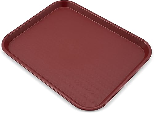 Carlisle FoodService Products Bandeja de comida rápida para cafetería, de 14 x 18 pulgadas, polipropileno duradero con superficie antideslizante,
