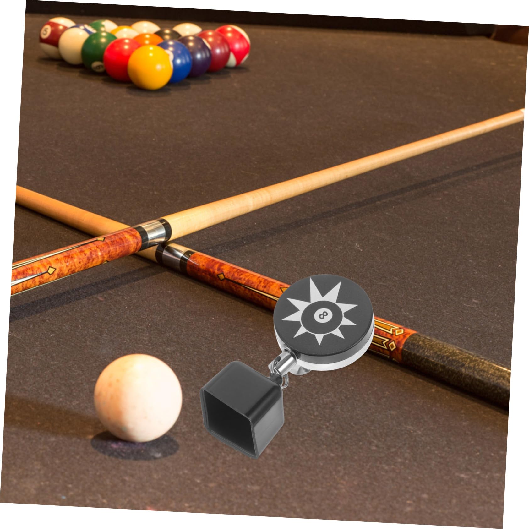 Lot De 2 Porte-craies Pour Billard - En Caoutchouc Antidérapant, Portable - Protège La Craie De Queue