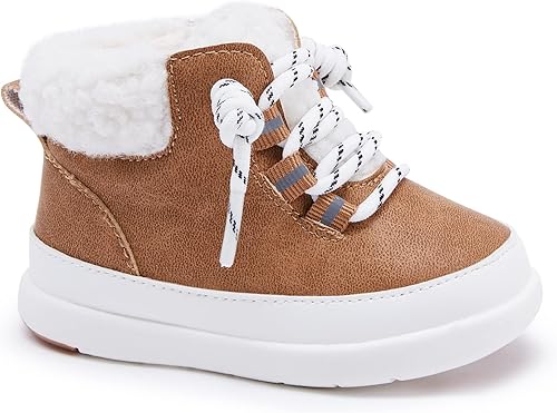 Miniatura 4 de BMCiTYBM Botas de nieve para bebé, zapatos de invierno, botines antideslizantes para clima frío de 6 a 24 meses