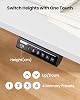 ErGear Electric Standing Desk Height Adjustable 140 x 70cm, Sit Stand Desk with 4 Memory Smart Pannel, Home Office Desk with Splice Board