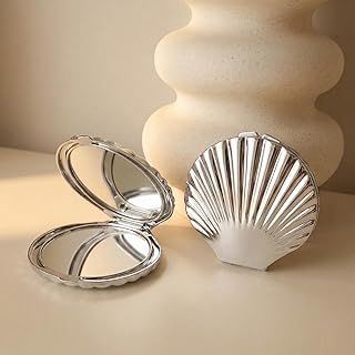 Novabright Espejo compacto de concha marina p...