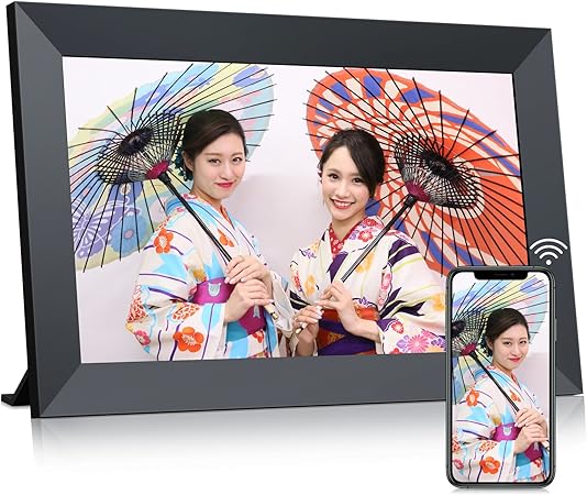 Amazon Cambase デジタルフォトフレームwifi対応 Frameo 10インチ1280 800 Ips タッチパネル スマート フォトフレーム 16 Gb内蔵メモリ 自動回転 写真動画再生 カレンダー アラーム 誕生日プレゼント クリスマス 日本語取扱説明書 Cambase デジタルフォトフレーム