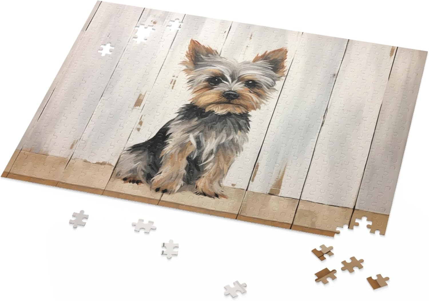 1000 Piece Jigsaw Puzzle Black Labradoodle Dog Challenge Educational Game for Adults Animal Wooden Puzzles Floor Props Kid Gift Unzip Toy Difficult Puzzle Fun Games