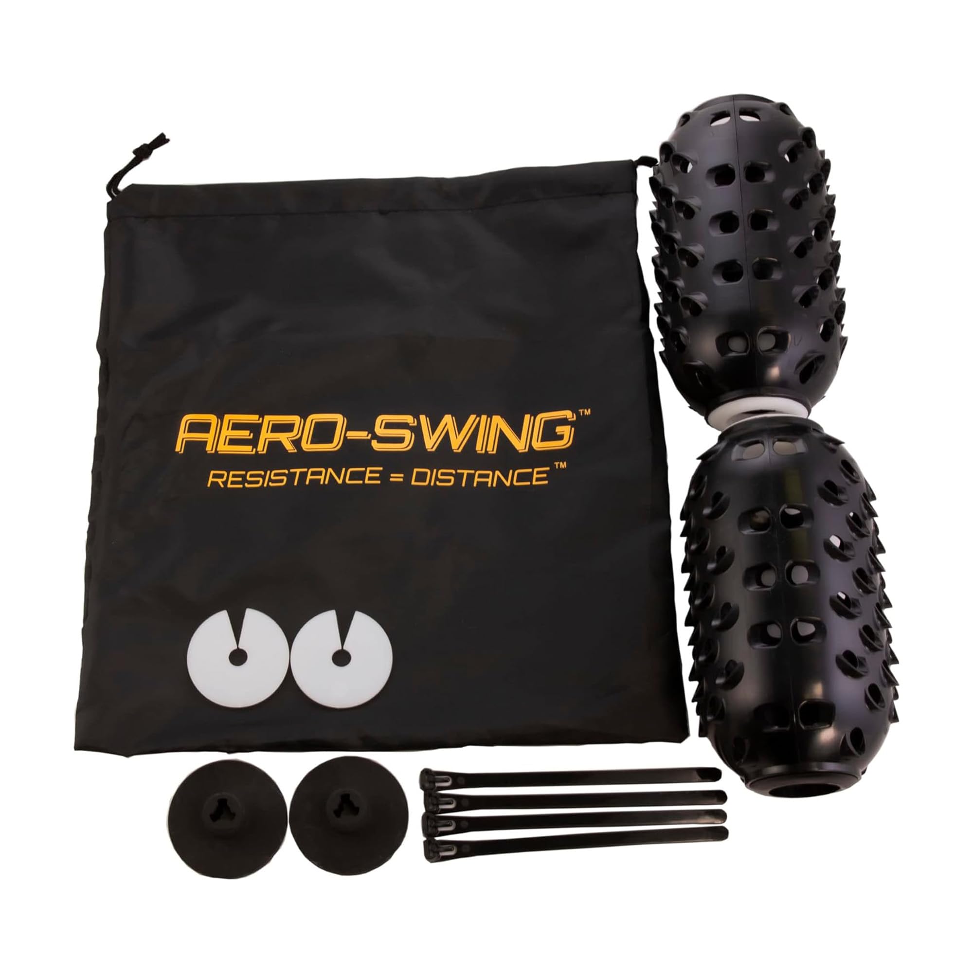 Golf Club Swing Trainer Aid, Speed Training Practice Equipment Tool for Golf, 2 Pack