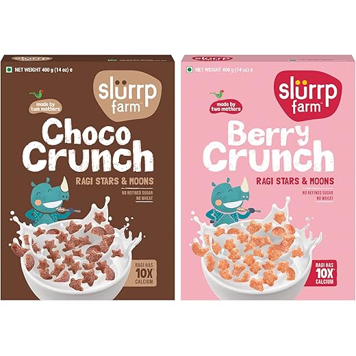 Slurrp Farm Crunch Cereal - Millet Mix 400g 400 g