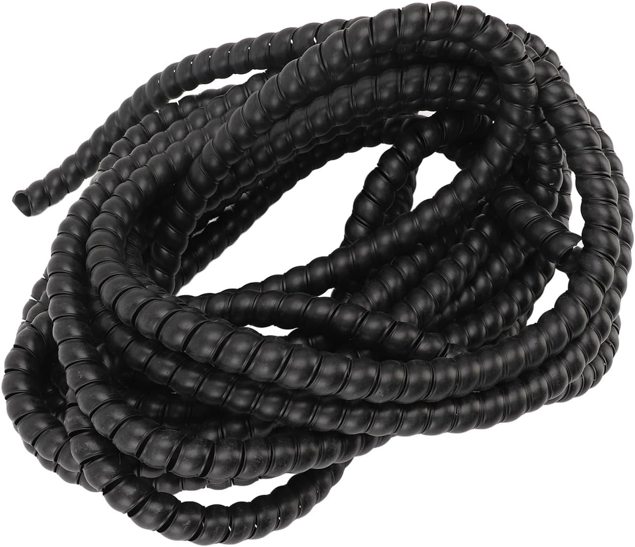 High Pressure Hose Protective Cover Car Washer Hose Spiral Wrapping Sleeve Protector for 16mm Outer Diameter (15m / 49.2ft)