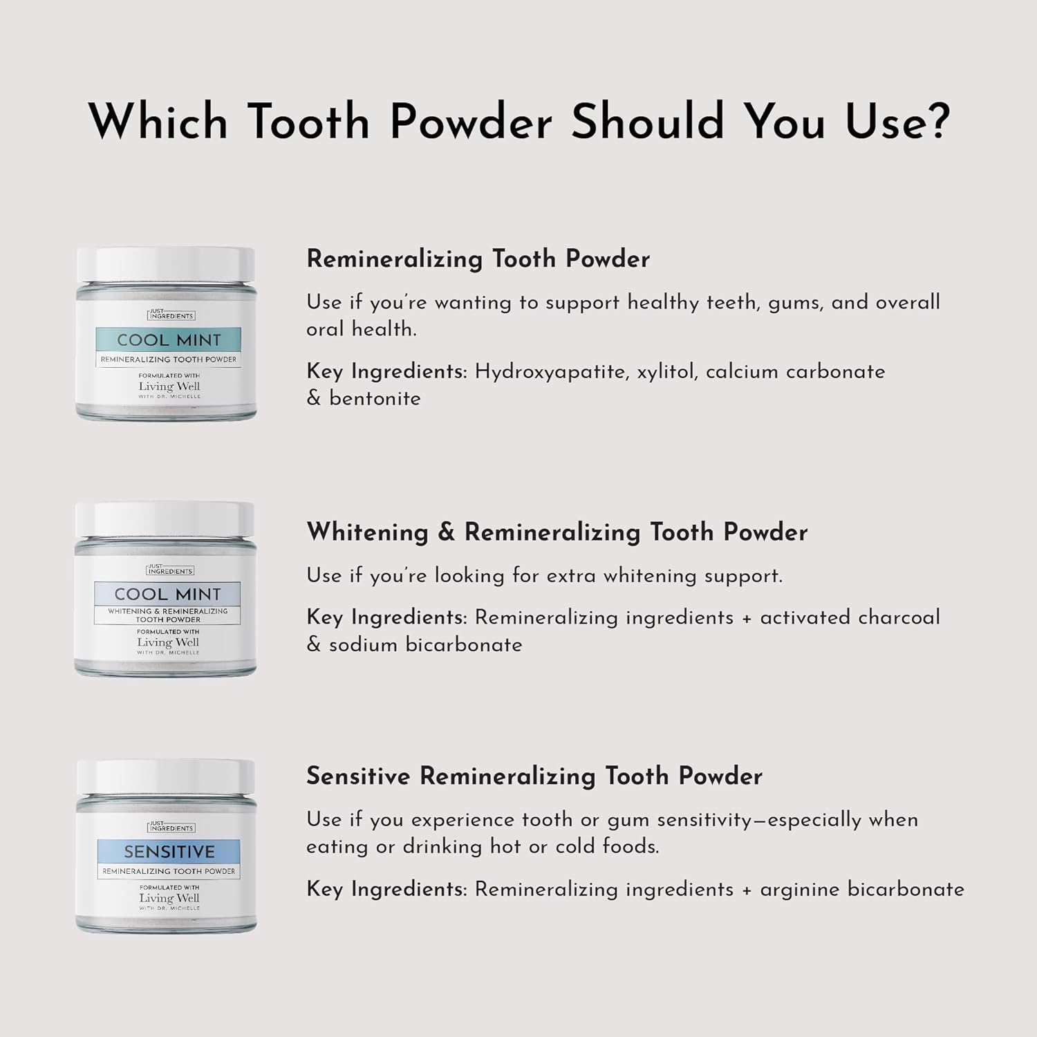 Remineralizing Tooth Powder – Fluoride-Free Oral Care – Gently Cleans & Whitens – Supports Strong Teeth & Fresh Breath – Vegan, Non-GMO (Regular, Sensitive) - Image 4