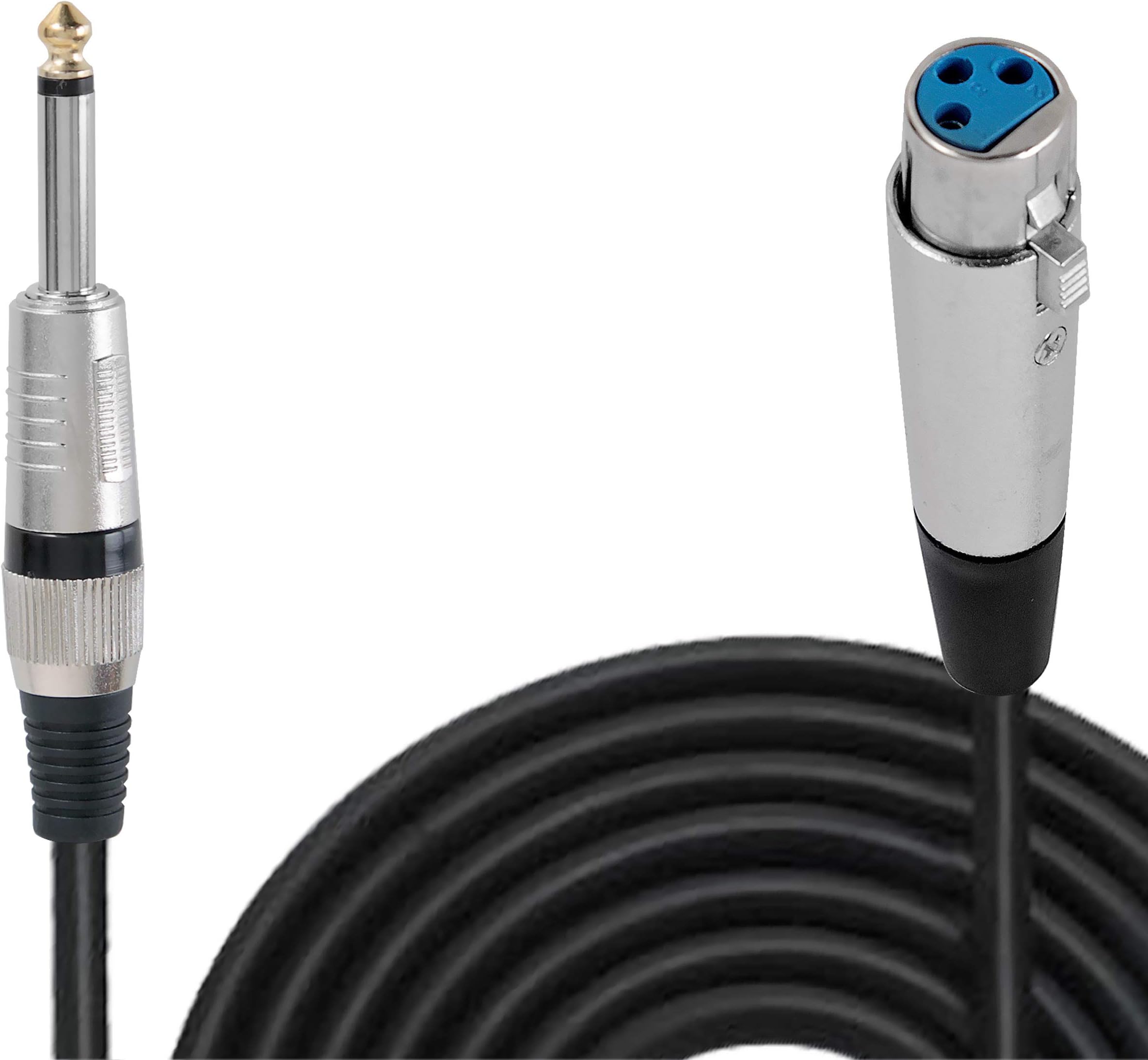Pyle 30ft. Professional Microphone Cable 1/4 Inch Male To