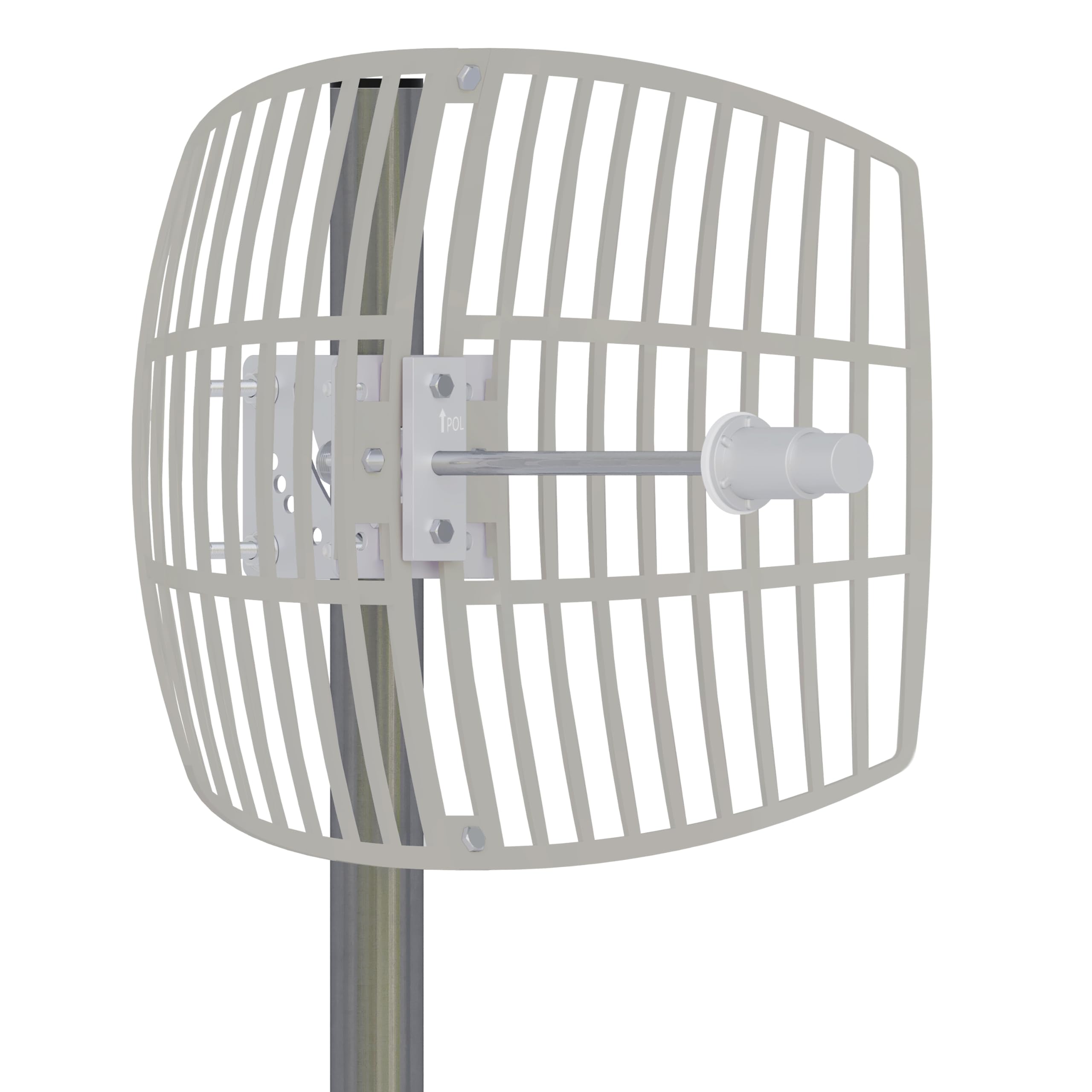 Antena WiFi 5 GHz 24 dBi – Recepción hasta 10 km, resistente al exterior, incluye cable de baja pérdida 10 m, compatible con SMA y RP-SMA