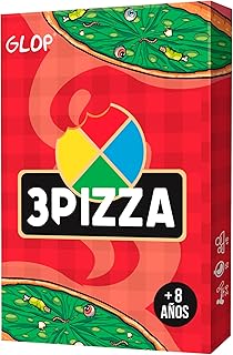 Comprar Glop 3Pizza, Juegos de Mesa Niños +8 años y Adultos, Juegos de Cartas Familiares, Divertidos y Adictivo para Familias y Amigos, Fácil de Aprender, Regalo Niño y Niña