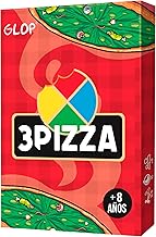 Glop 3Pizza, Board Games Children 8+ and Adults, Family Card Games, Fun and Addictive for Families and Friends, Easy to Learn, Boy and Girl Gift