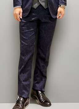 オリヒカ THE 3rd SUITS ノッチジャケットL/クロップドパンツM エアーテックスパンセットアップ ノッチジャケット 9分袖 織柄