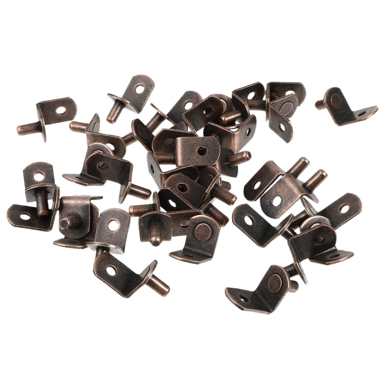 100Pcs Shelf Support Pegs Bracket Pins Cold Rolled Steel for Bookcase Closet DIY