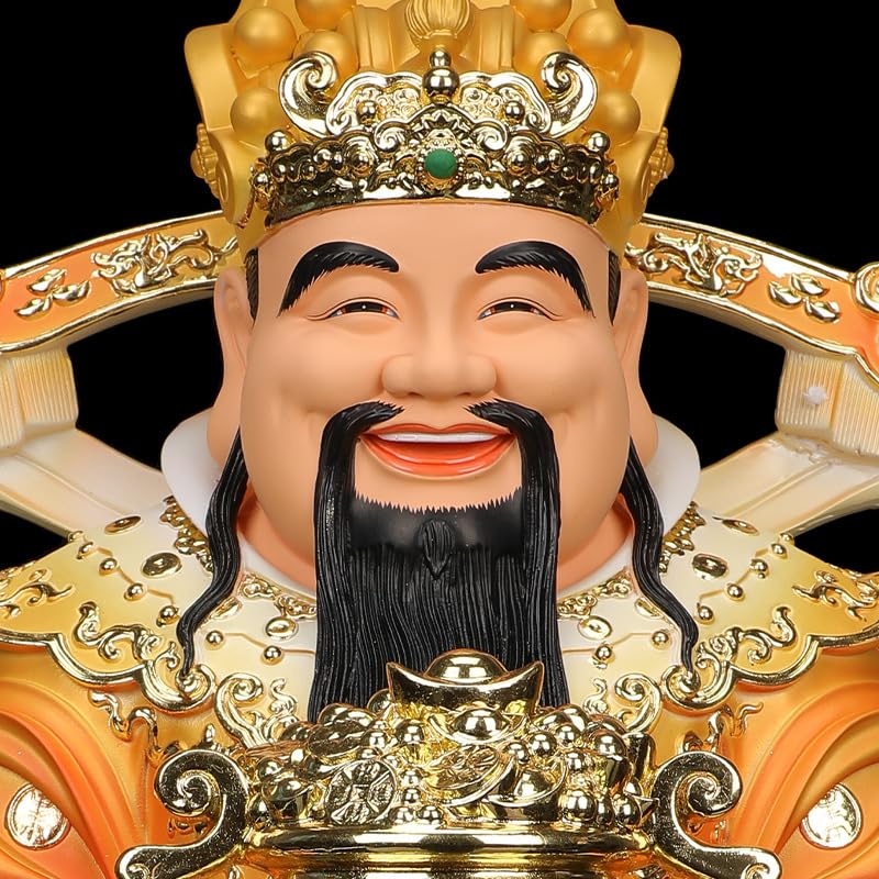 佛像03 地藏菩萨佛像定制娑婆三圣地藏王菩萨贴金铜像雕塑- 大庄严佛像厂