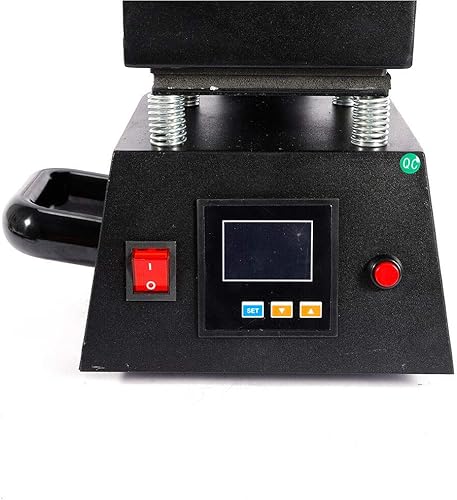 Miniatura 4 de CNCEST Máquina de prensa de calor digital de 600 W, máquina de transferencia de sublimación de prensa de calor digital para camiseta, alfombrilla de