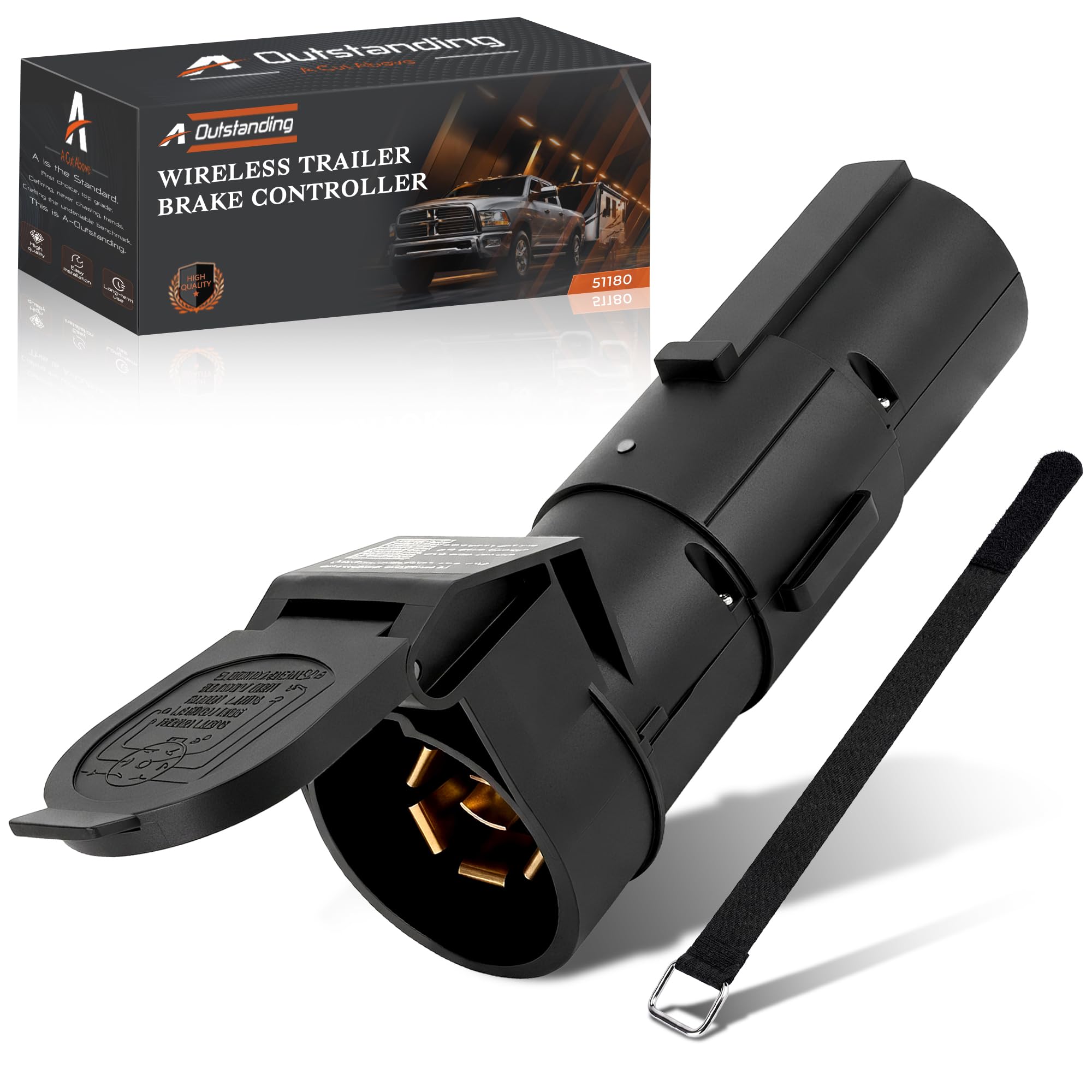 Electric Trailer Brake Controller (Compatible with 51180)for 1-4 Axles