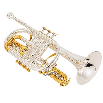 コルネット LADE 金色 3バルブ ケース付き コルネット LADE 金色