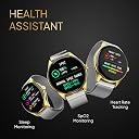Fire-Boltt Phoenix Ultra Round Smart Watch 1.39" with Bluetooth Calling, AI Voice Assistant, SpO2 & Heart Rate Monitor, 120+ Sports Modes, IP67 Waterproof Metal Smart Watch for Men & Women - Grey gallery image