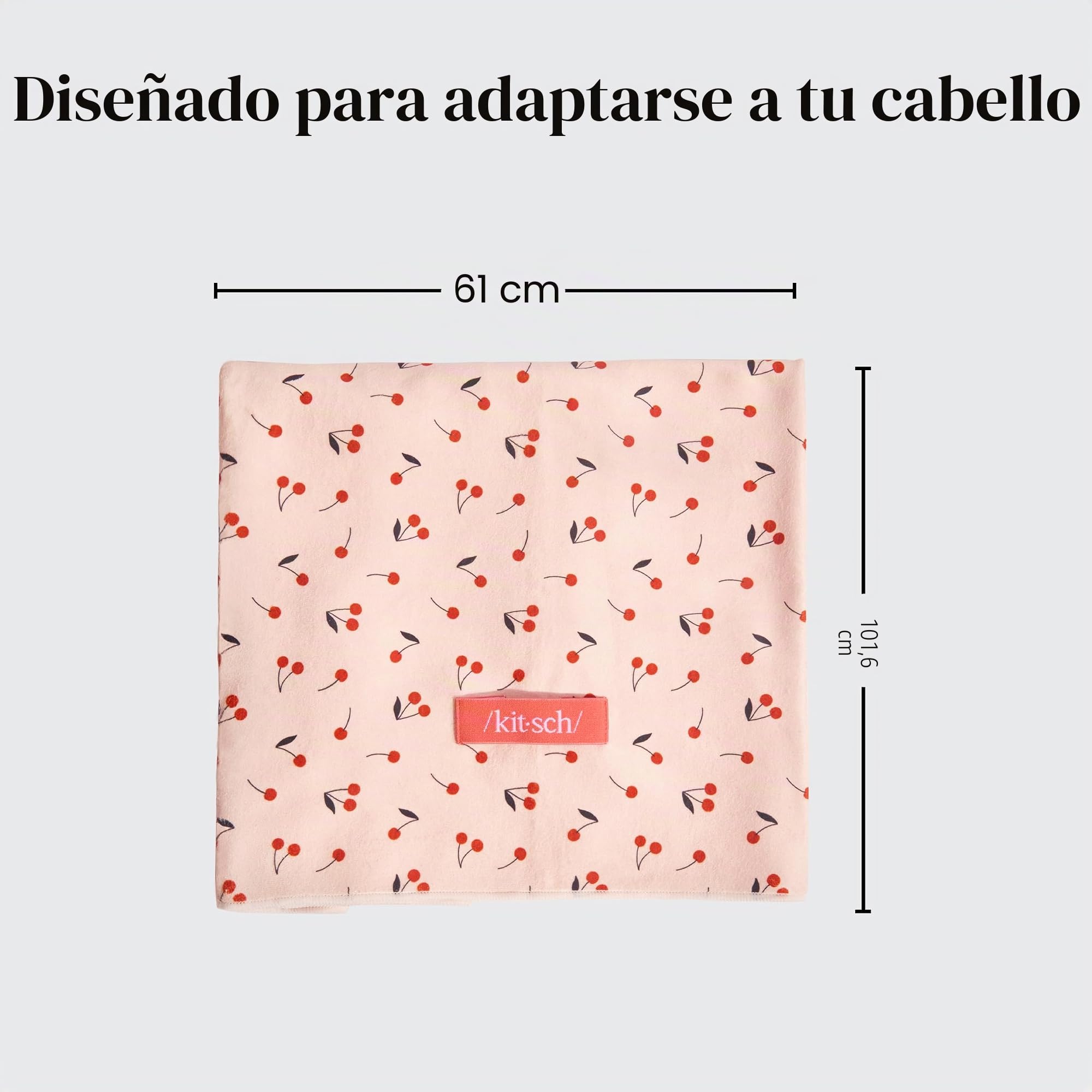 Kitsch Toalla de microfibra XL para mujer, toalla de microfibra, súper absorbente, de secado rápido, antiencrespamiento, para cabello largo y corto, turbantes para mujer, envoltura de cabello húmedo y