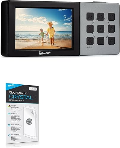 Protector de pantalla para ClearClick HD Video Capture Box Plata (Protector de pantalla de BoxWave) ClearTouch Crystal (2 unidades) Película HD