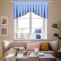 Vista 29 de Cenefas de Cortina Beige para Sala de Estar - Cenefa con Bolsillo para Varilla para Cubiertas de Ventana, Cortinas de Ventana para Dormitorio