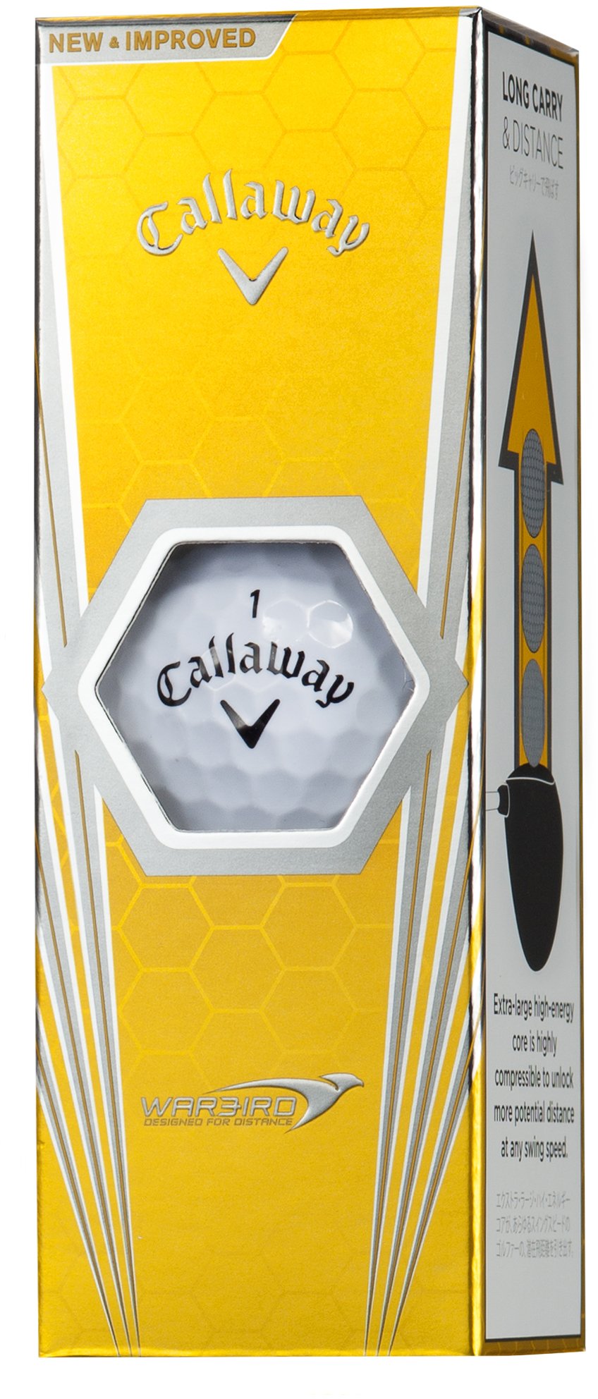 Amazon.co.jp: キャロウェイ(Callaway) ゴルフボール WARBIRD 1