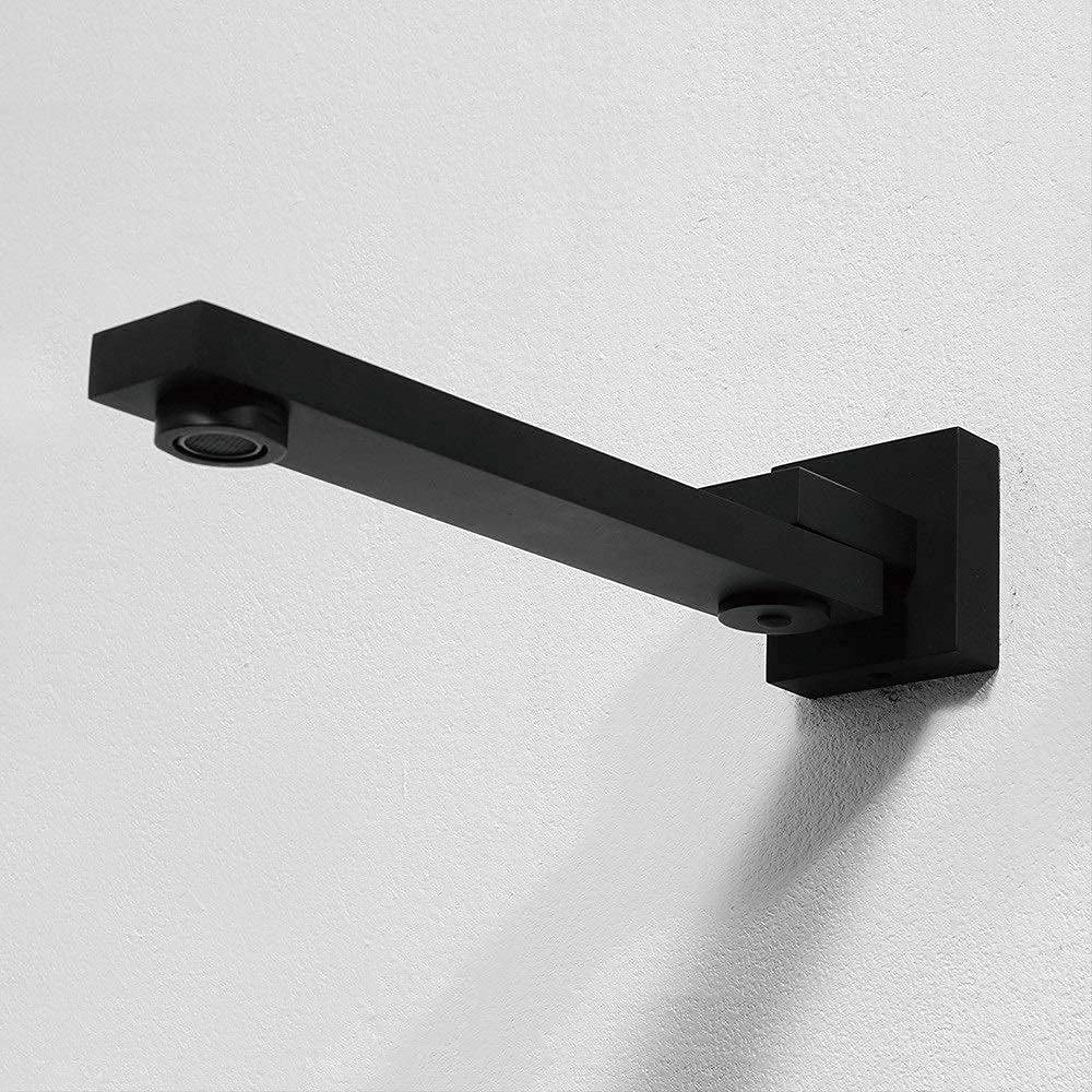 Grifos, Grifo en Espiral Grifo para Piscina con fregona de latón en la Pared G1 / 2, Grifo con Interruptor automático Giratorio de 4 Puntos, Negro (Negro)