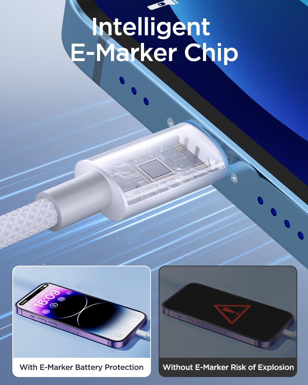 Cavo iPhone 15 16 3 Metri, 60W Cavo USB C to USB C 3M Lungo Cavo Type C to Type C Nylon Cavetto iPhone Cavi USB C Ricarica Rapida Filo Caricatore USB C per Apple iPhone 15 16 Pro Max/Plus/15/16, iPad