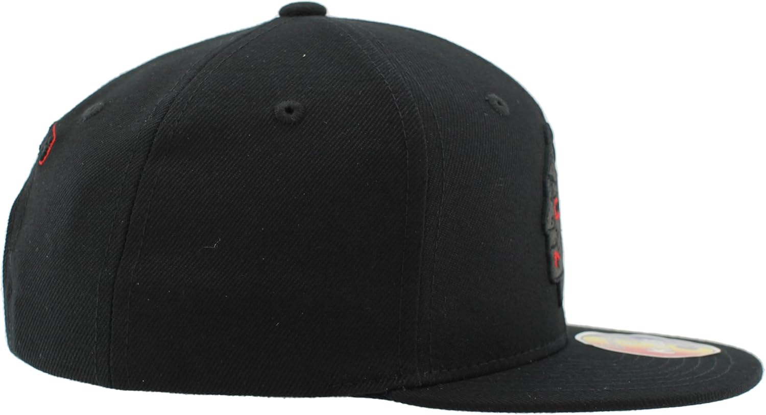 ZHATS NHL Unisex Kids NHL Officially Licensed Youth Adjustable Snapback Hat Flat Bill Z11 Black Element - Image 7