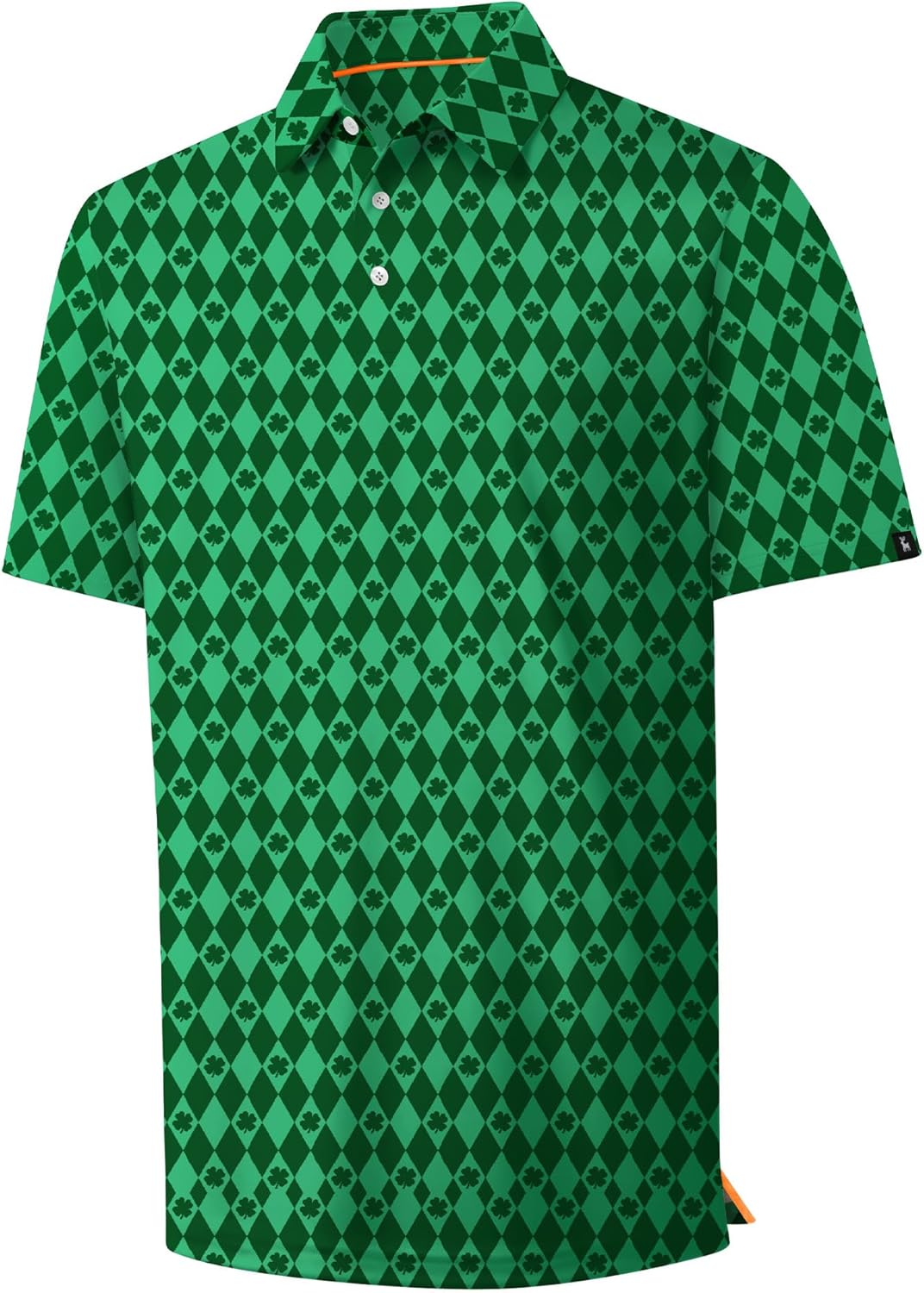 ZITY Mens Print Polo Shirts Short Sleeve Moisture Wicking Shirts for Men Golf Tennis Daily Casual Collared T-Shirt - Image 3