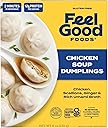 Feel Good Foods Chicken Soup Dumplings Frozen - Gluten Free Appetizers, 6 Ounce