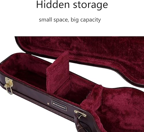 Miniatura 17 de Crossrock Estuche de madera rígida para ukelele tenor, tweed de vinilo (CRW620TUTW)