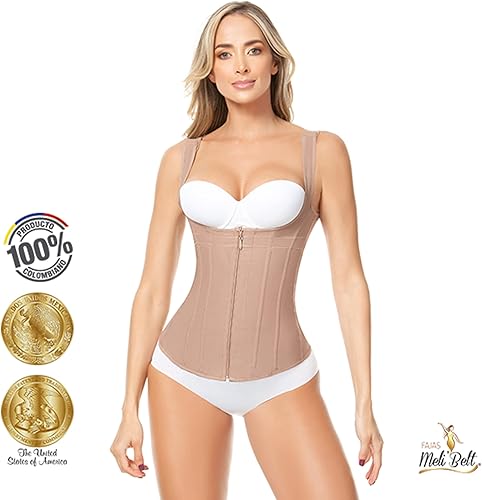 Miniatura 8 de FAJAS MELI'BELT 50445043 Chaleco 7 Huesos Faja Chaleco Colombiano Alta Compresión