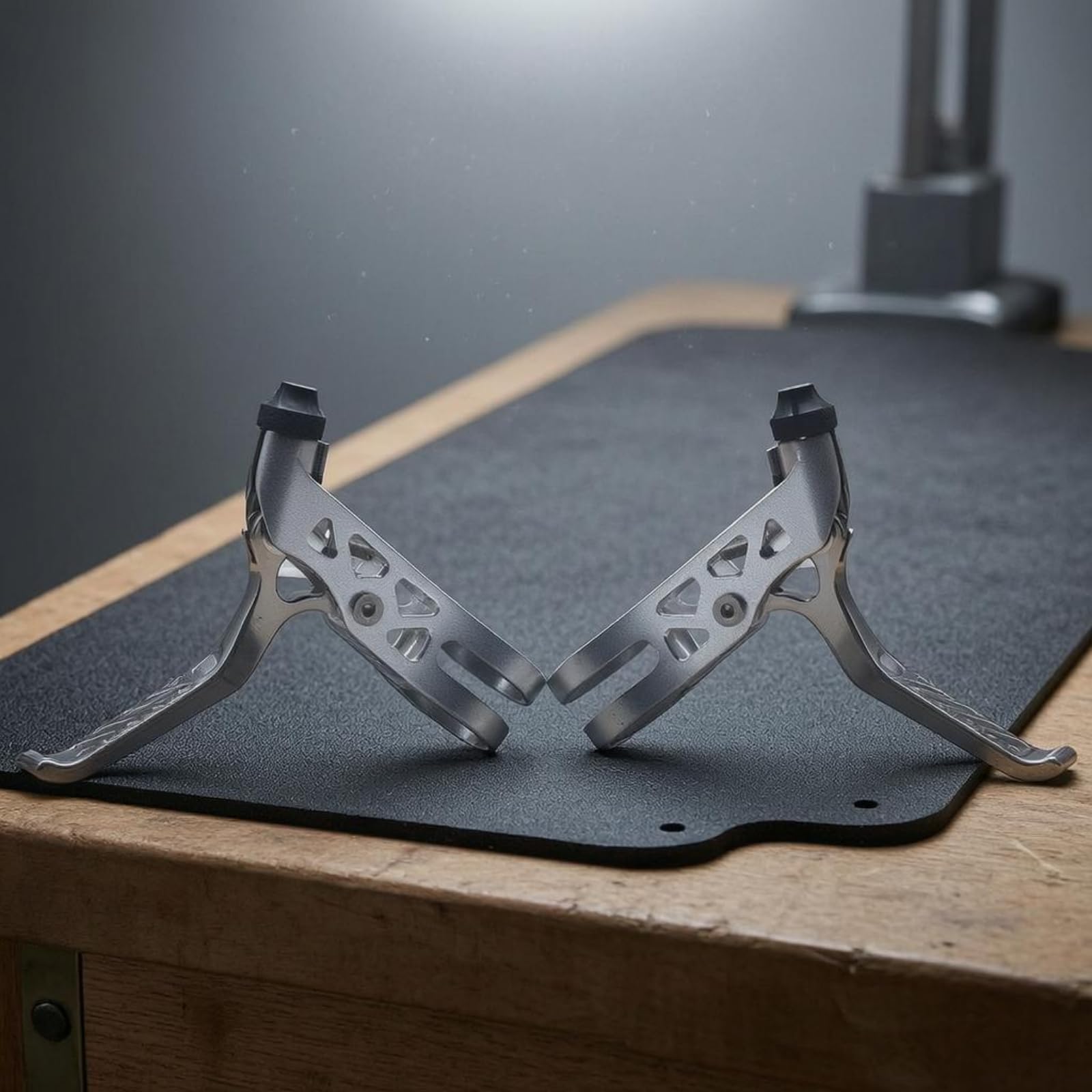 Perfeclan de Freno para Bicicleta Plegable Palanca de Freno Componente de Manillar Mando de Freno Aleación de Aluminio Ligera con Alcance Ajustable y Diseño