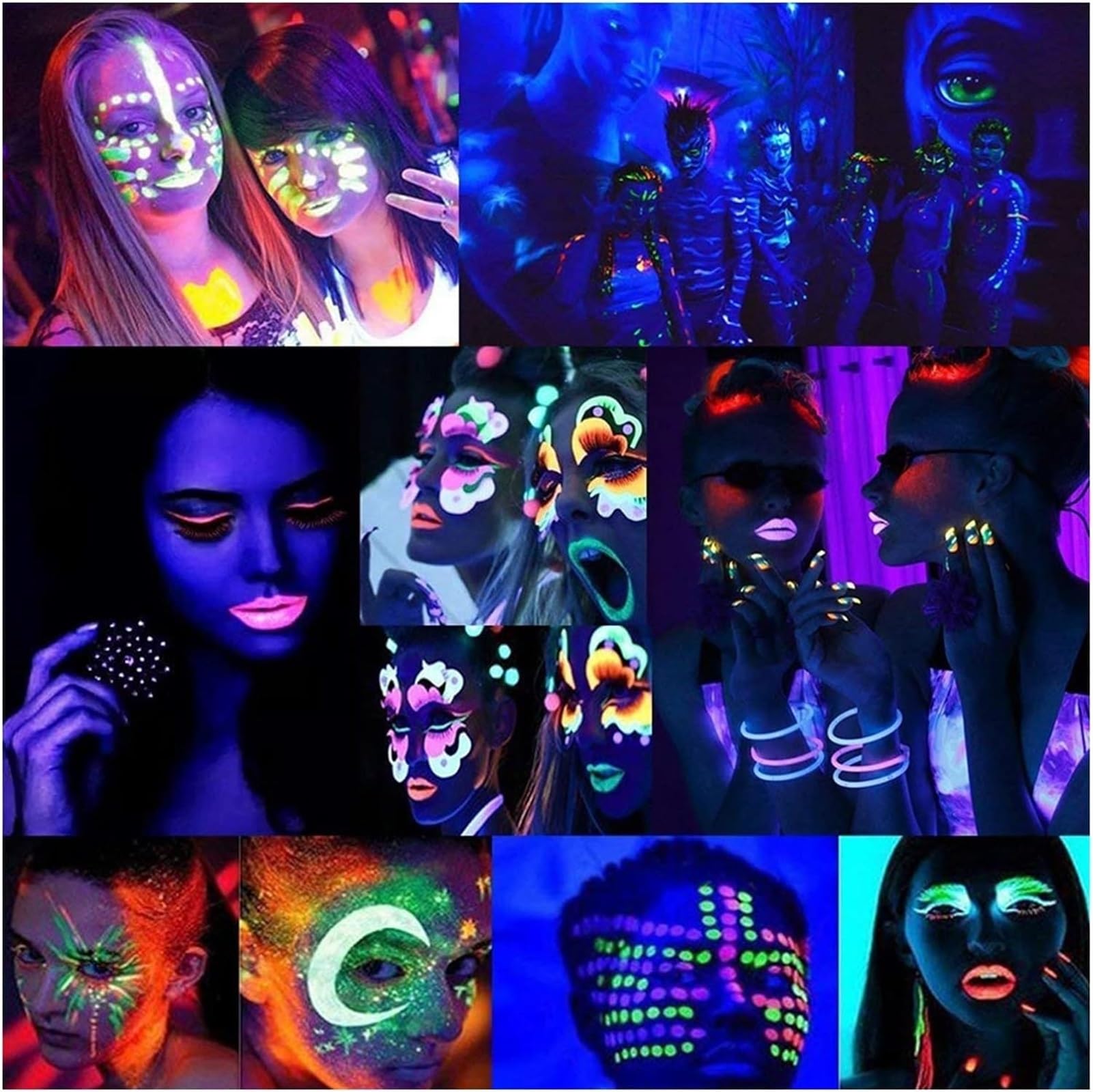 Luci di Sicurezza per Esterni, faretto LED UV ad Alta Potenza Impermeabile, Luce Ultravioletta Nera, Lampada da DJ, Discoteca, palco per Feste di Natale e Hallo, 30w-Type