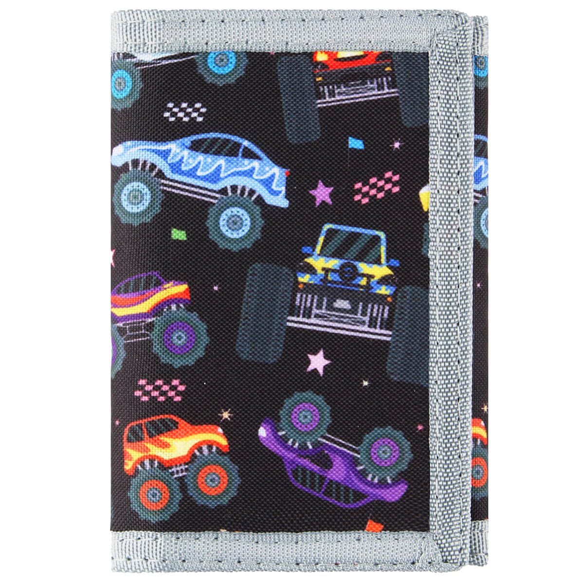 Kids Wallet for Boys, Little Boys Wallet for Kids Ages 4-5-6-7-8-9-10-11-12, Monster Truck Toddler Wallets with Coin Pocket, Novelty Christmas &amp; Birthday Gifts