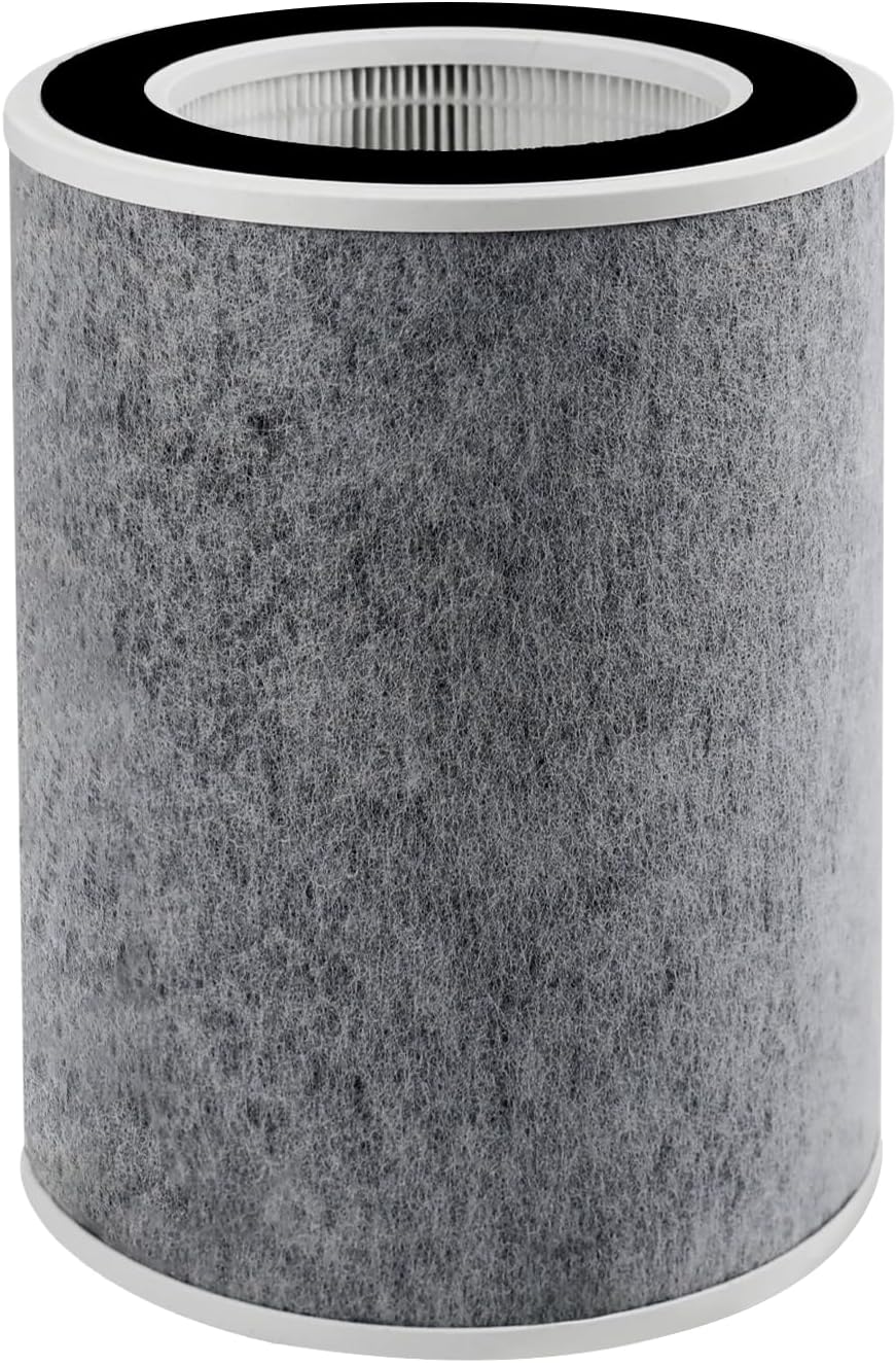 HP302 HP202 Filter Replacement Compatible with Shark HP200 HP201 HP202 HP232 HP301 HP302 AP1000 HC501 HC502 MAX Clean Sense iq Air Purifier filter, Part# HE2FKBASMB,HE2FKBAS,HE2FKPET,HE2FKPRO,1 Pack