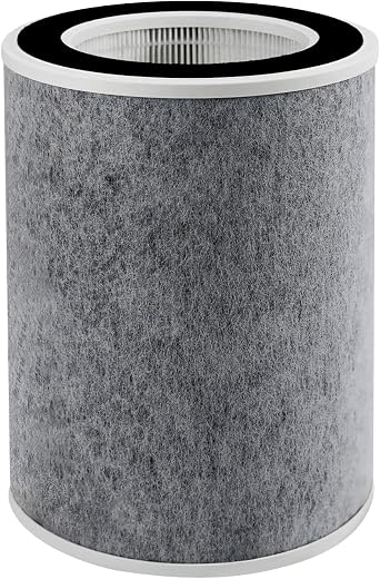 HP302 HP202 Filter Replacement Compatible with Shark HP200 HP201 HP202 HP232 HP301 HP302 AP1000 HC501 HC502 MAX Clean Sense iq Air Purifier filter, Part# HE2FKBASMB,HE2FKBAS,HE2FKPET,HE2FKPRO,1 Pack